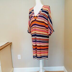 Trina Turk Metallic Knit Dress